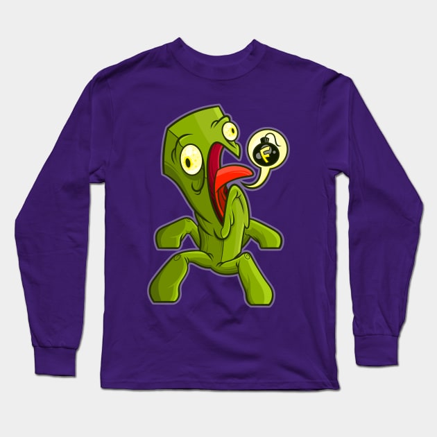 Creepin' Long Sleeve T-Shirt by ArtisticDyslexia